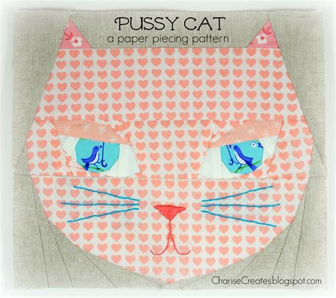 Charise Creates Pussy Cat Pattern Available On Craftsy