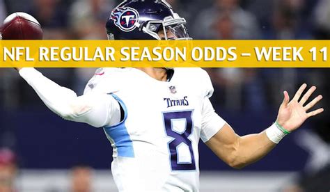 Titans Vs Colts Predictions Picks Odds Preview Week 11 2018