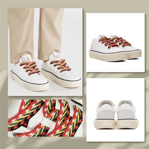 Lan.vin White Curbies Sneakers