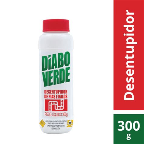 O Que É Diabo Verde - DIABO VERDE DESENTUPIDOR GRANULADO 300G - Quebra Galho Piraquara