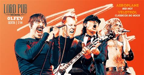 SEX AEROPLANE RED HOT VELOTROL CLÁSSICOS em Belo Horizonte Sympla