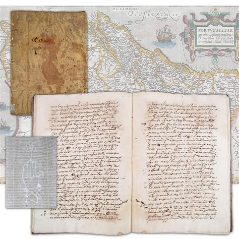 Lot - Age of Discovery-Dated Portuguese Manuscript, 50+pp, Re