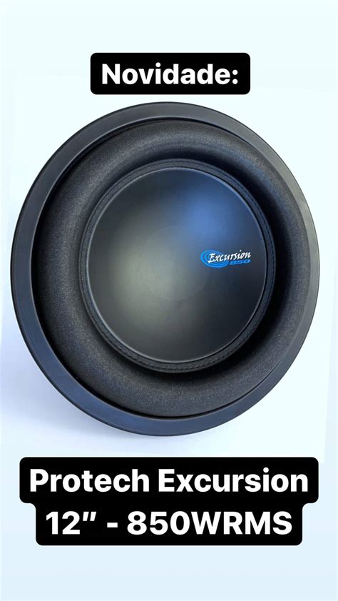 Alto Falante Subwoofer Protech Rms Excursion Polegadas