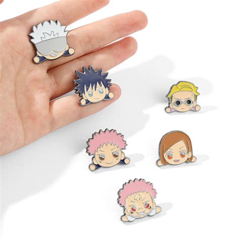 Pines Esmaltados De Anime Jujutsu Kaisen Bonitos Dibujos Animados