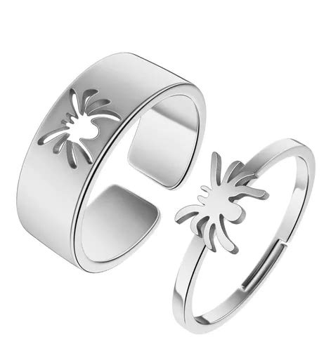 Anillos Novios Pareja Amor Bff Ara A Doble Yin Yang X Mercadolibre