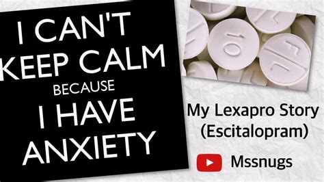 Life On Lexapro Escitalopram Youtube