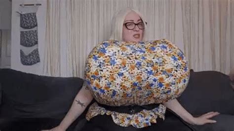 BBW Massive Inflated Breast Expansion Until She Pops HD Daisy Dax Clips4sale