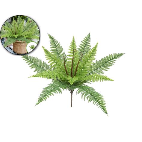 VQPeo Ferns Artificial Plant Flower Outdoor Fake Fern Bushes UV