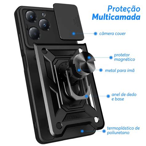 Capa Capinha Case Infinix Hot Pro Protetora Resistente Militar Chroma Tech Loja Oficial
