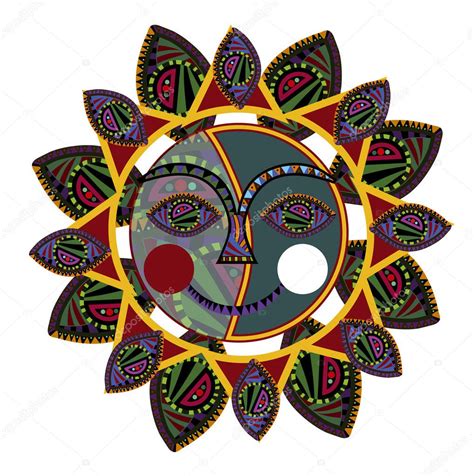 Ethnic Sun — Stock Vector © Yuliyakonyayeva 8803555