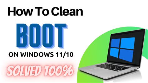 How To Clean Boot Windows 11 Youtube