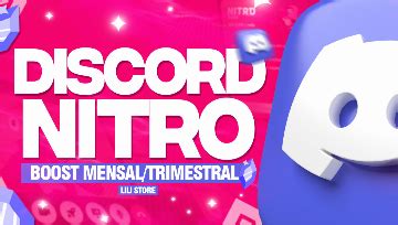 Discord Nitro E Impulsos Super Barato Discord Nitro E Impulsos