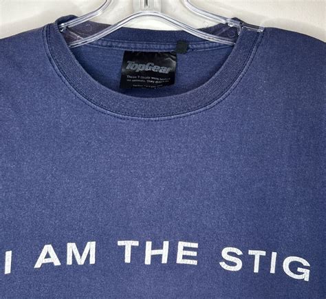 Top Gear T Shirt Size Large L Navy Tv Series I Am The Stig Bbc Ebay