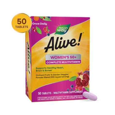 Nature S Way Alive Women S 50 Complete Multivitamin Tablets 50 Ct