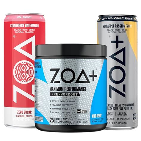 The Zoa Energy Drink Formula Nutrition And Ingredient Information