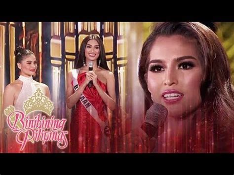 Top 15 Question And Answer Portion Part 1 Binibining Pilipinas 2019