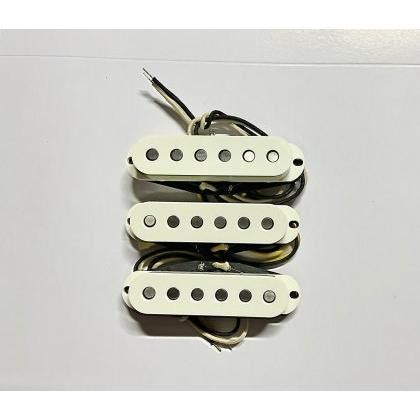 Lollar Pickups Vintage Blonde Strat Pickup Set Flat Pole Parchment ローラー