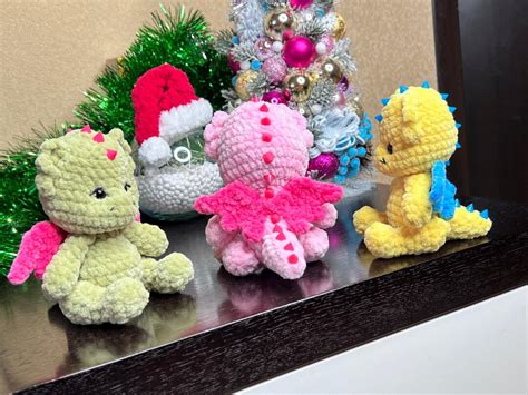 ДРАКОНЧИК маленький 16 см / PDF схема МК дракон Українська мова ...