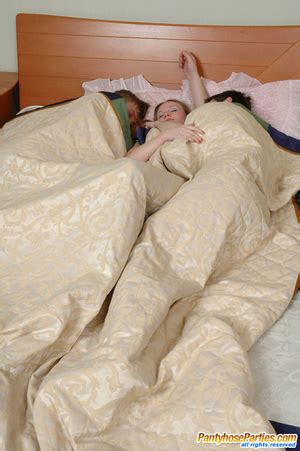 Nylon Porno Frisky Babe In Black Tights Awaking Sleepy XXX Dessert