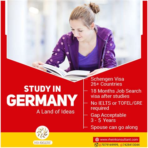 study in germany | Study german, Education poster, German study