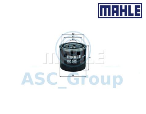 Genuine MAHLE Replacement Screw-on Engine Oil Filter OC 205 OC205 | eBay