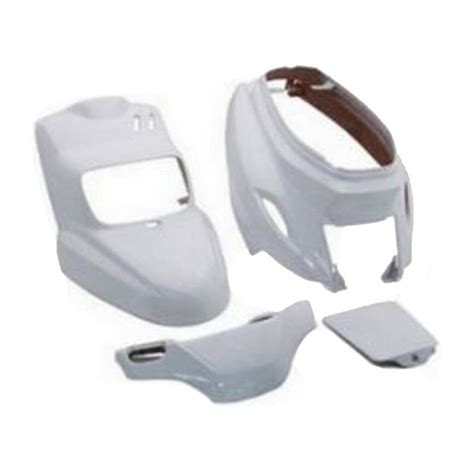 Kit carénage V Parts complet MBK Booster Naked 2004 blanc brillant Pièces Carénage sur La