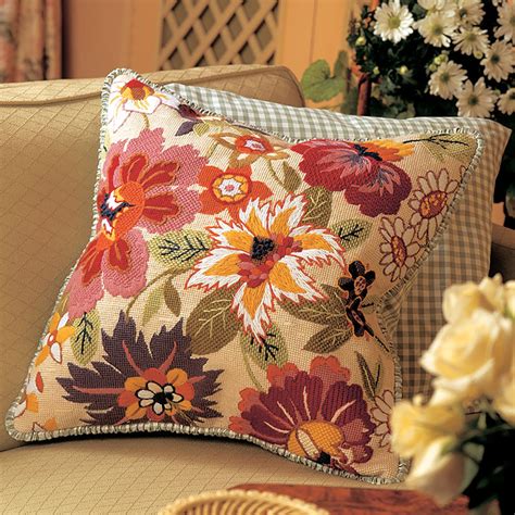 NeedlepointUS: Glorafilia Needlepoint - Ottoline Cushion Kit ...