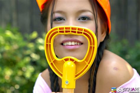 Sweet Chick Mail Sujeera Showing Off Her Shaved Pussy In The Backyard Photos