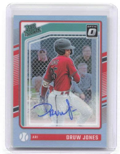 2024 Panini Donruss 103 Druw Jones Optic Rated Prospect Holo Auto EBay