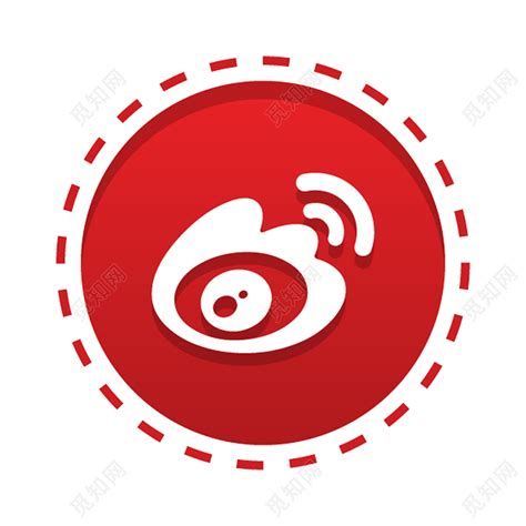 新浪微博红色矢量图标logo图片素材免费下载 觅知网