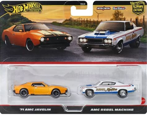 ミニカー Hot Wheels プレミアム パック AMC ジャヴェリン AMC レベル マシーン JBL