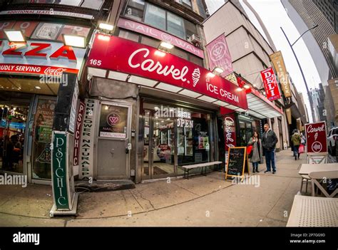 A Carvel ice cream store franchise in Midtown Manhattan in New York on ...