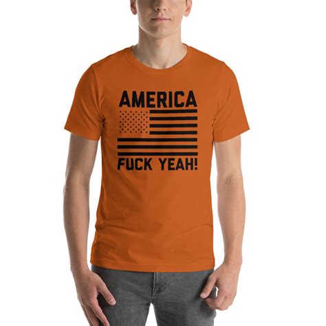 America Fuck Yeah T Shirt Etsy