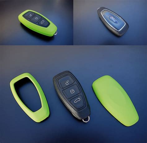 Ford Schlüssel Hülle Cover Power Key Free Keyless Go Funk Fernbedienung ...
