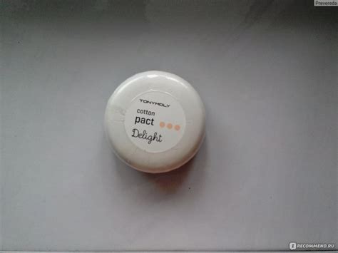 Компактная матирующая пудра TONY MOLY Delight Cotton Pact - «TONYMOLY ...
