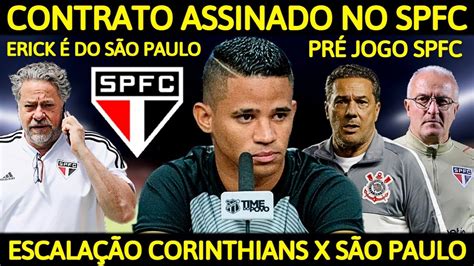 Erick O Novo Refor O Do S O Paulo Pode Comemorar Novidade No Spfc