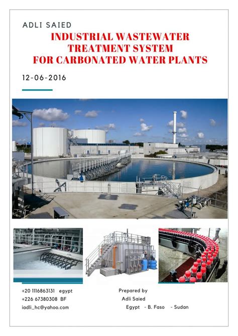 Industrial Wastewater Treatment System For Carbonated Water Plant