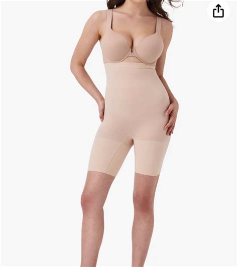SPANX SEAMLESS HIGHER Power Shaper Short Size 1X Soft Nude Color 16 22 PicClick UK
