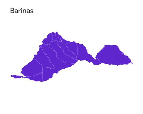 Mapa político Venezuela Mapa mudo Dibujo Colorear PDF