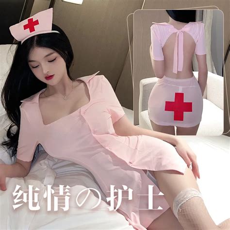 Sexy Nurse Uniform Set Exotic Role Playing Nurse Lingerie Nightclub Passion Sexy Lingerie