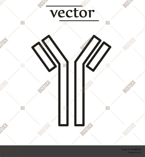 Antibody Icon Vector Vector And Photo Free Trial Bigstock