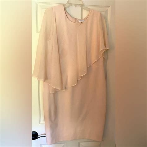 Sheer Pinkish Nude Cocktail Wedding Dress Gem