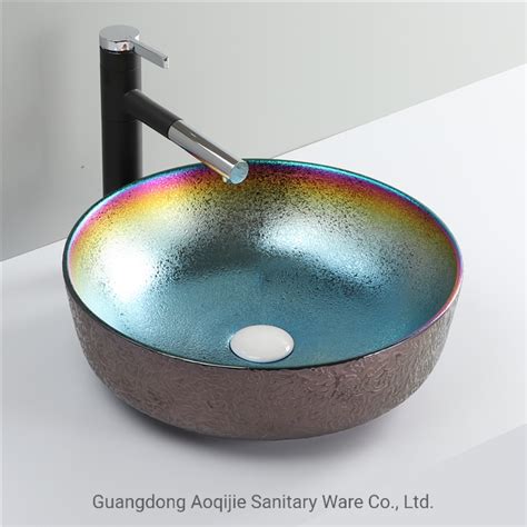 European Design Sanitary Ware Round Bathroom Sinks Porcelain Goods