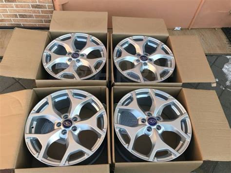 Новые диски Tech-Line под штатные параметры Subaru Forester-R17,19 год ...