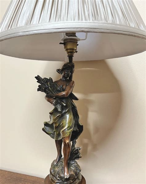 Buy French Antique Figural Lamp From Nostalgia Antiques