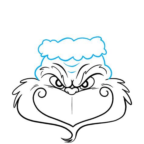 The Grinch Face Template