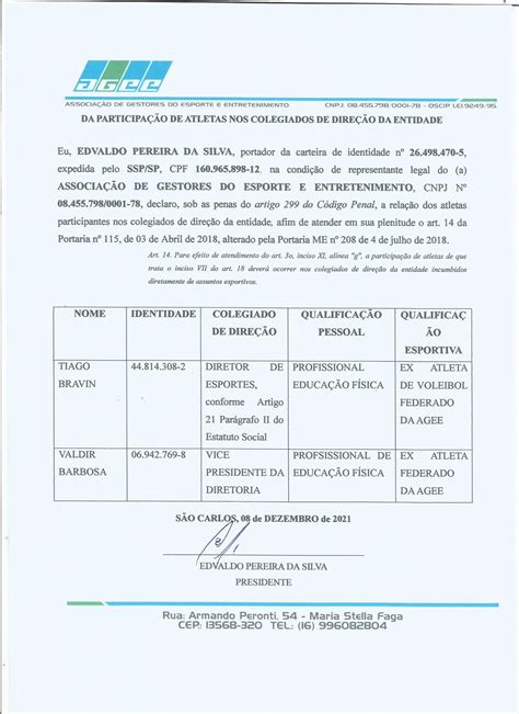 Modelo De Declaracao De Participacao Otosection