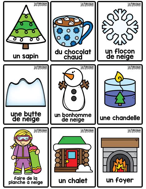 Étiquettes mots l hiver