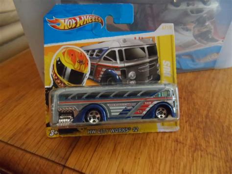 Vintage Toys Hot Wheels Hw City Works Surfin School Bus Silver For Sale In Port Elizabeth