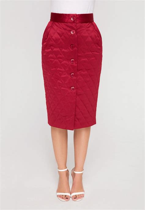 Юбка SoloU, цвет: бордовый, MP002XW13VIE — купить в интернет-магазине ...